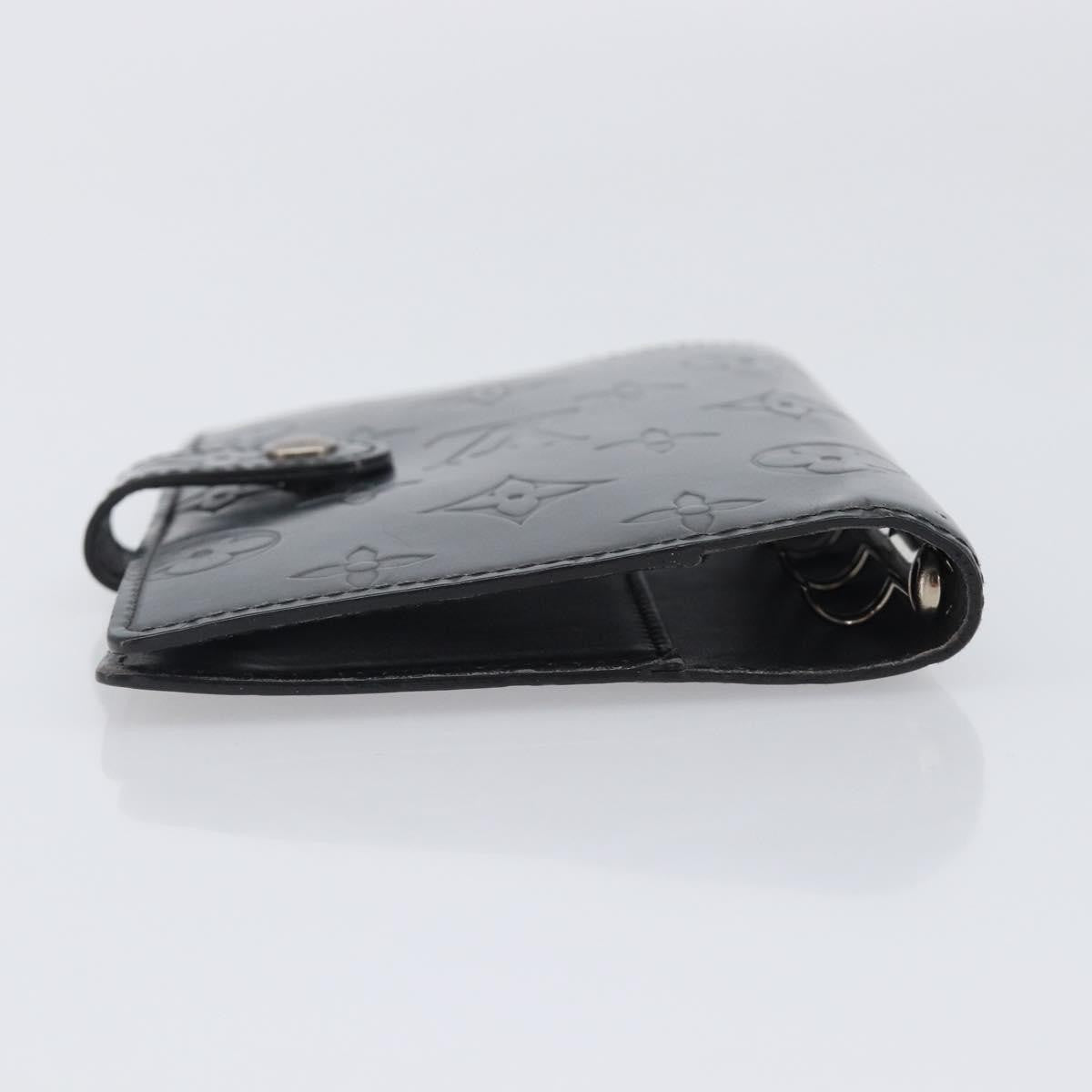 Louis Vuitton Agenda Cover Patent Leather Black Canvas Wallets Accessory (Pre-Owned)