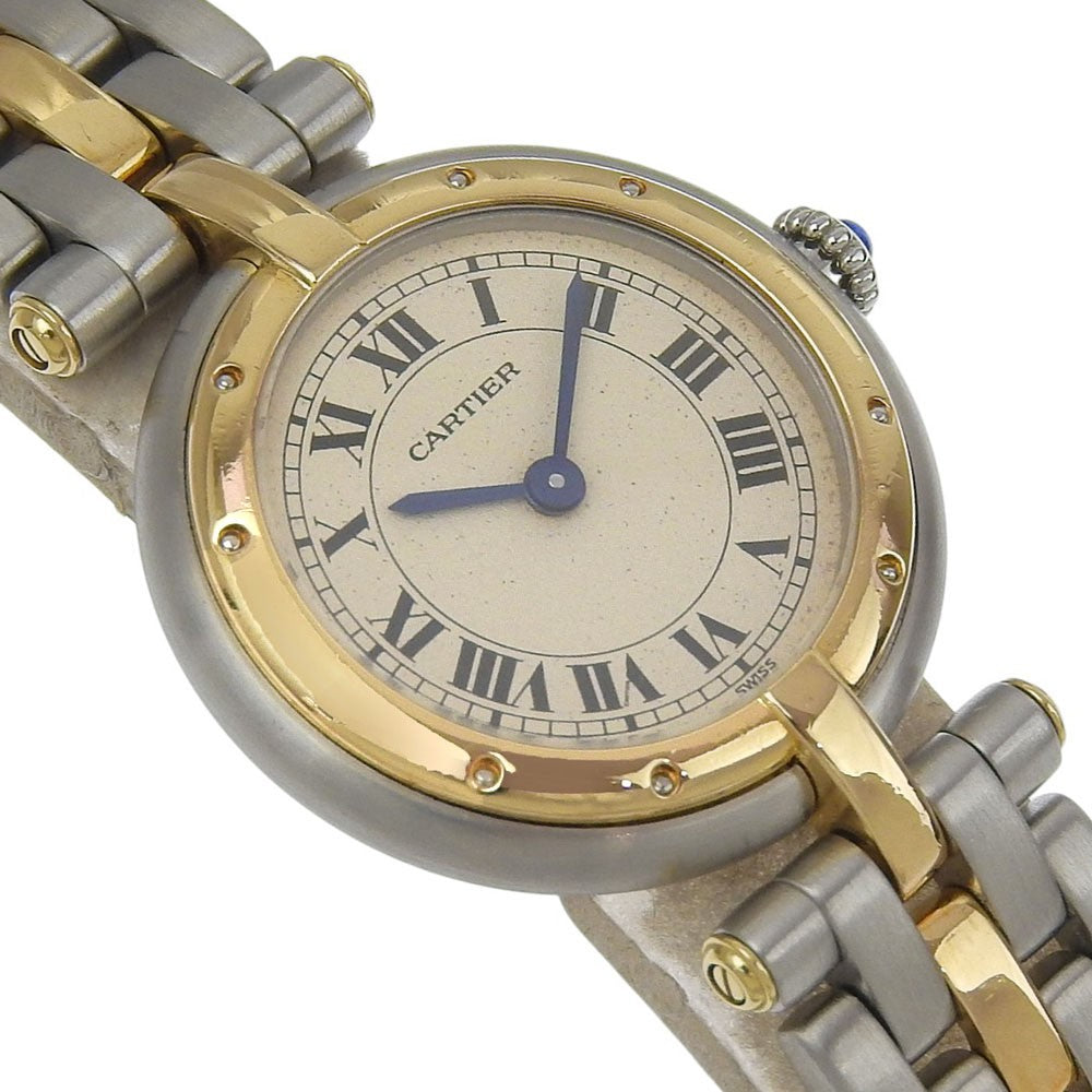 Cartier Panthere Vendome Quartz Stainless Steel And Yellow Gold Watch (Pre-Owned)