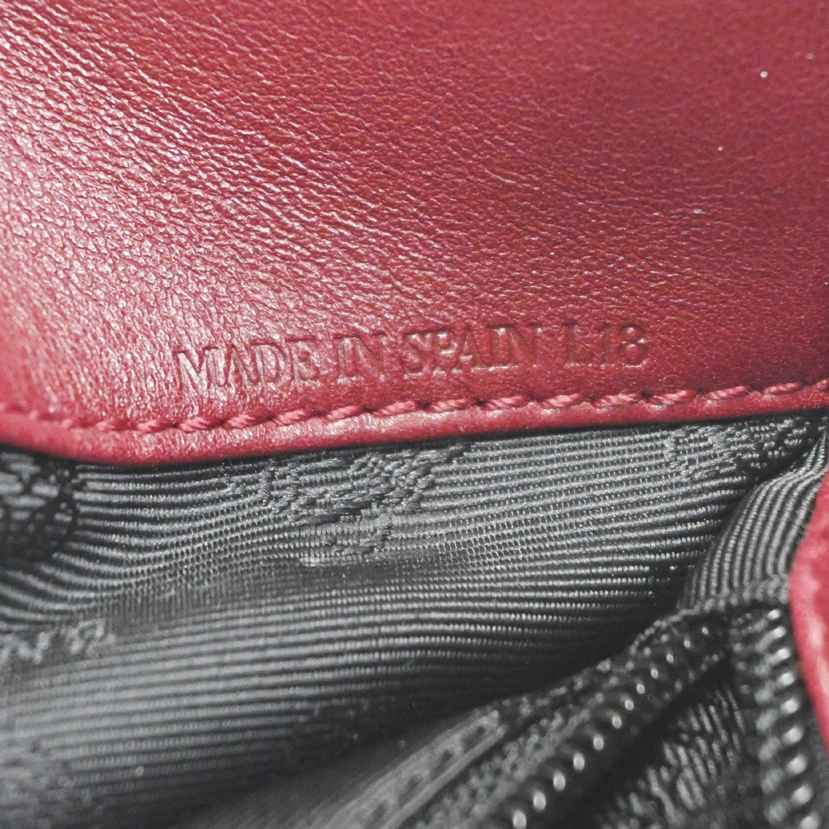 Loewe Anagram Tote Suede Red Suede Tote Bag Bag (Pre-Owned)