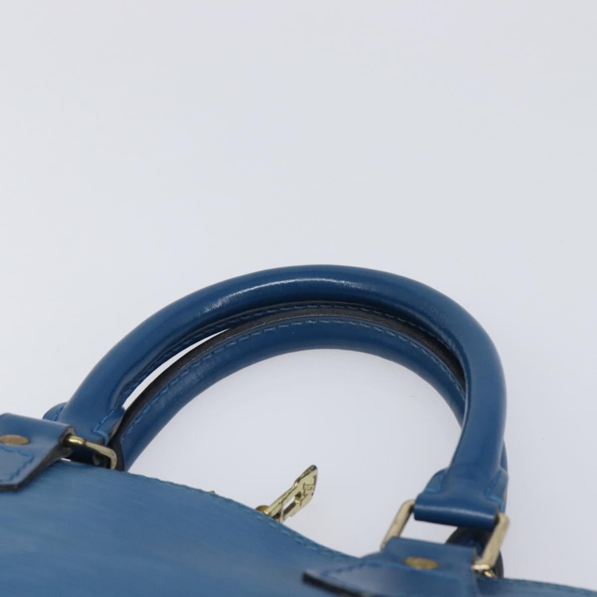 Louis Vuitton Alma Epi Leather Blue Leather Handbag (Pre-Owned)