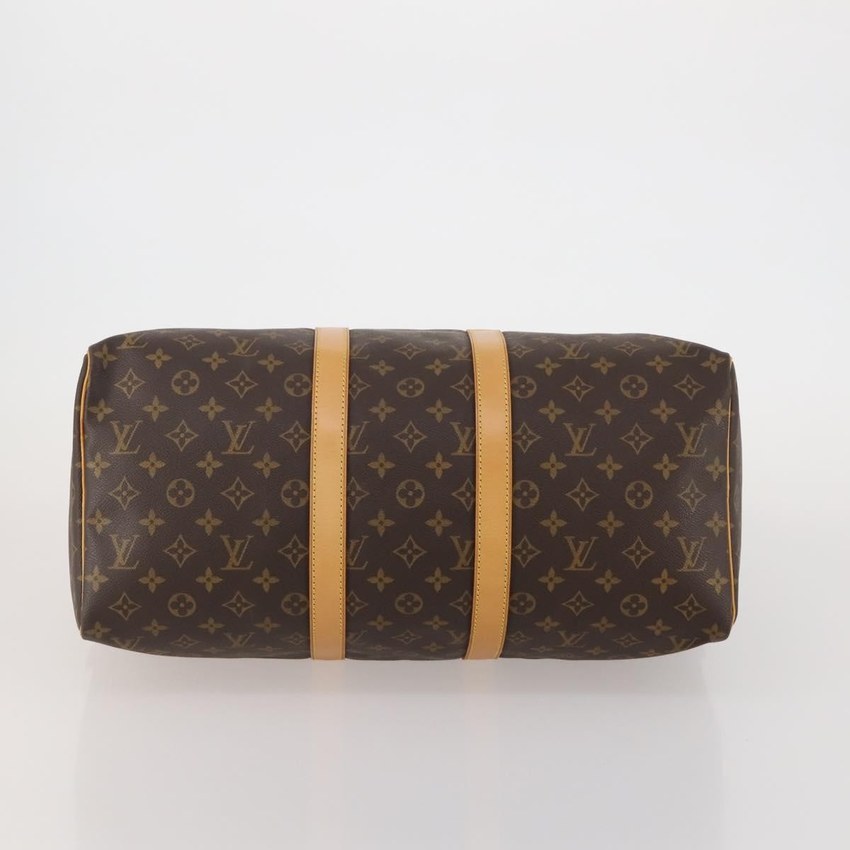 Louis Vuitton Keepall Monogram Canvas Brown Canvas Travel Bag Bag (Pre-Owned)