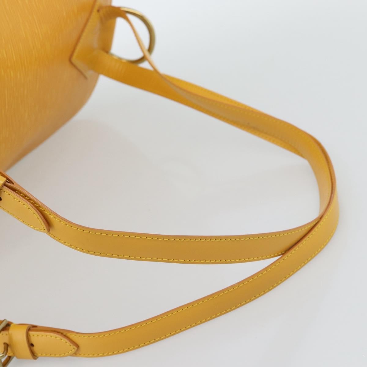 Louis Vuitton Gobelins Epi Leather Yellow Leather Backpack Bag (Pre-Owned)