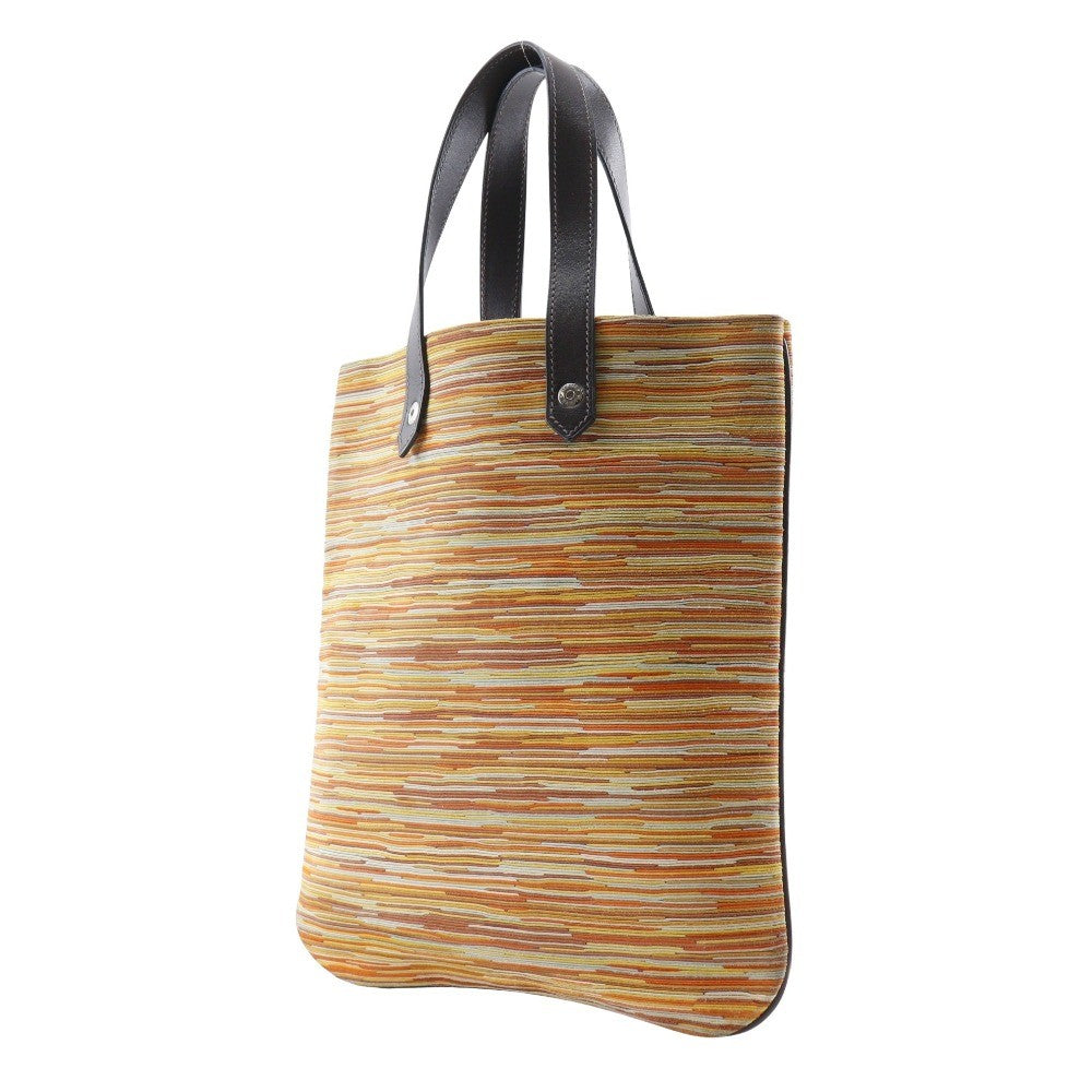 Hermes Ahmedabad Canvas Orange Canvas Tote Bag Bag (Pre-Owned)