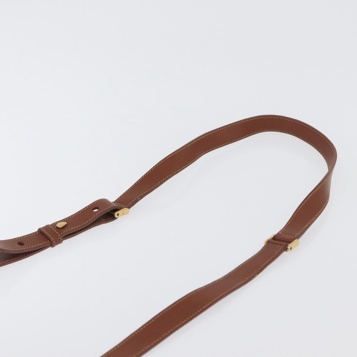 Gucci Vintage Leather Brown Leather Handbag (Pre-Owned)