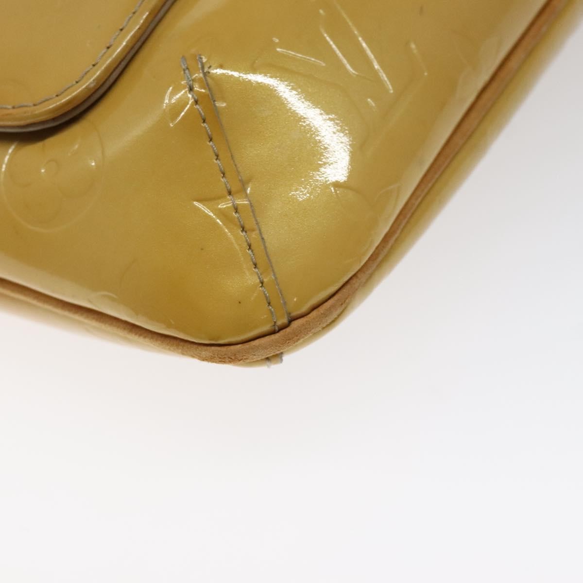 Louis Vuitton Thompson Street Monogram Vernis Beige Patent_Leather Shoulder Bag Bag (Pre-Owned)