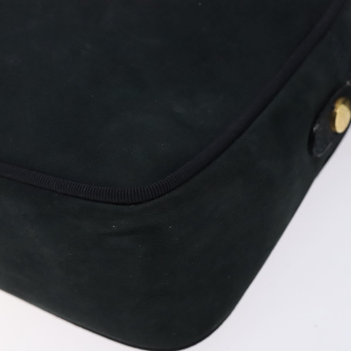 Salvatore Ferragamo Vala Suede Navy Suede Shoulder Bag Bag (Pre-Owned)