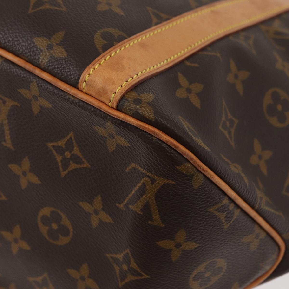 Louis Vuitton Shopping Sac Monogram Canvas Brown Canvas Handbag (Pre-Owned)
