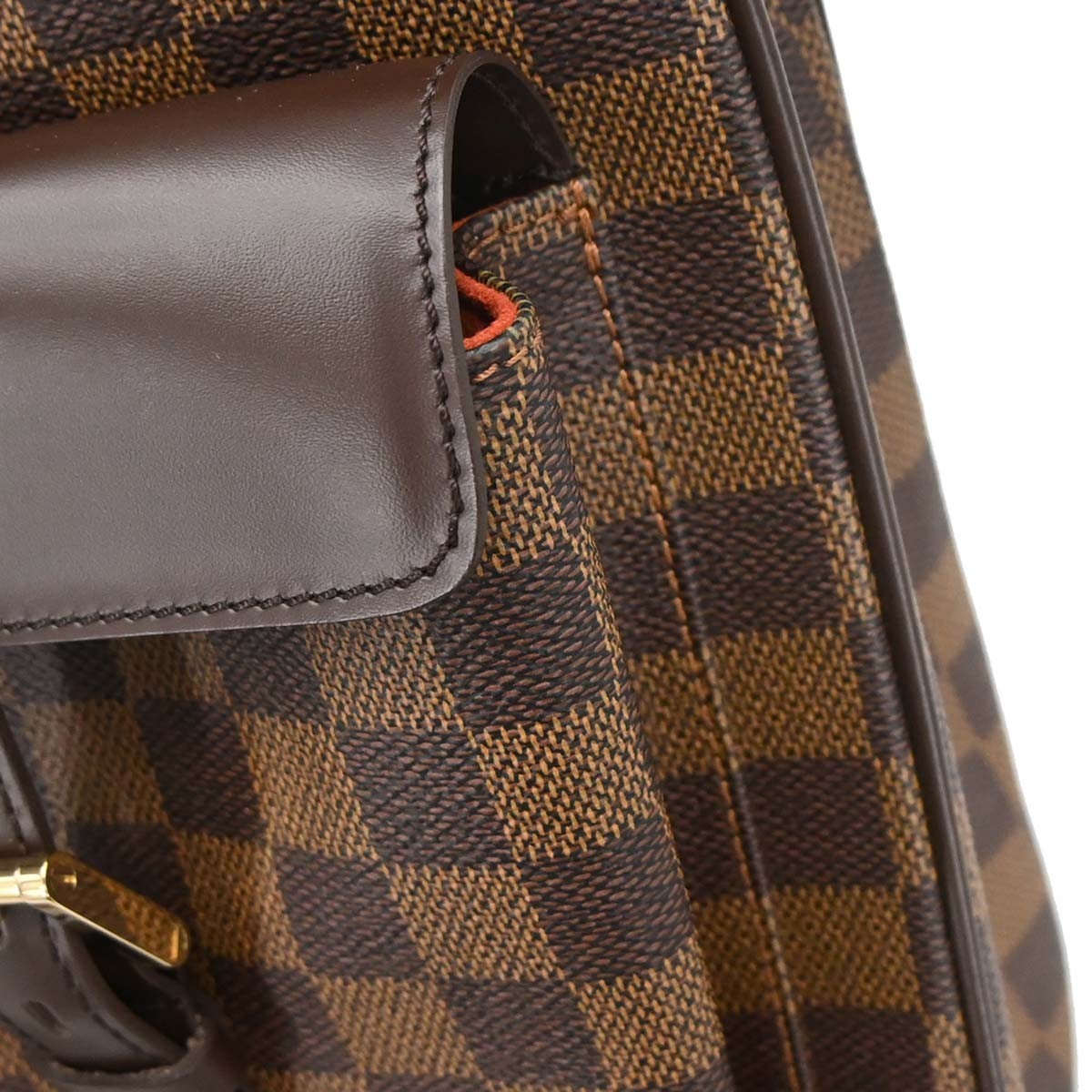 Louis Vuitton Uzes Damier Ebene Brown Canvas Tote Bag Bag (Pre-Owned)