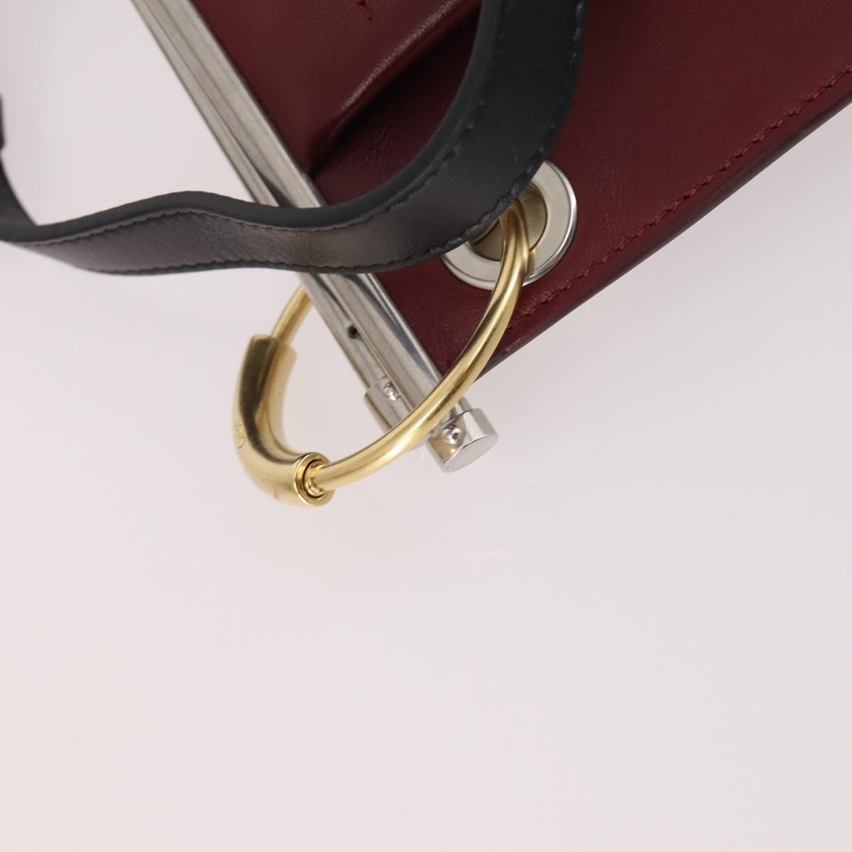 Chloe Roy Leather Burgundy Leather Bag (Pre-Owned)