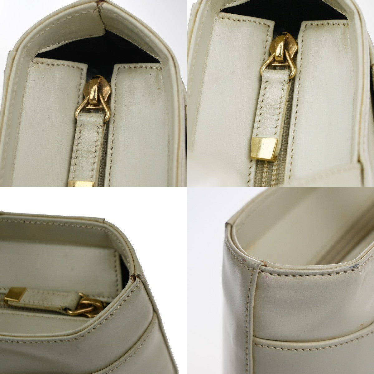 Loewe Vintage Leather Beige Leather Shoulder Bag Bag (Pre-Owned)