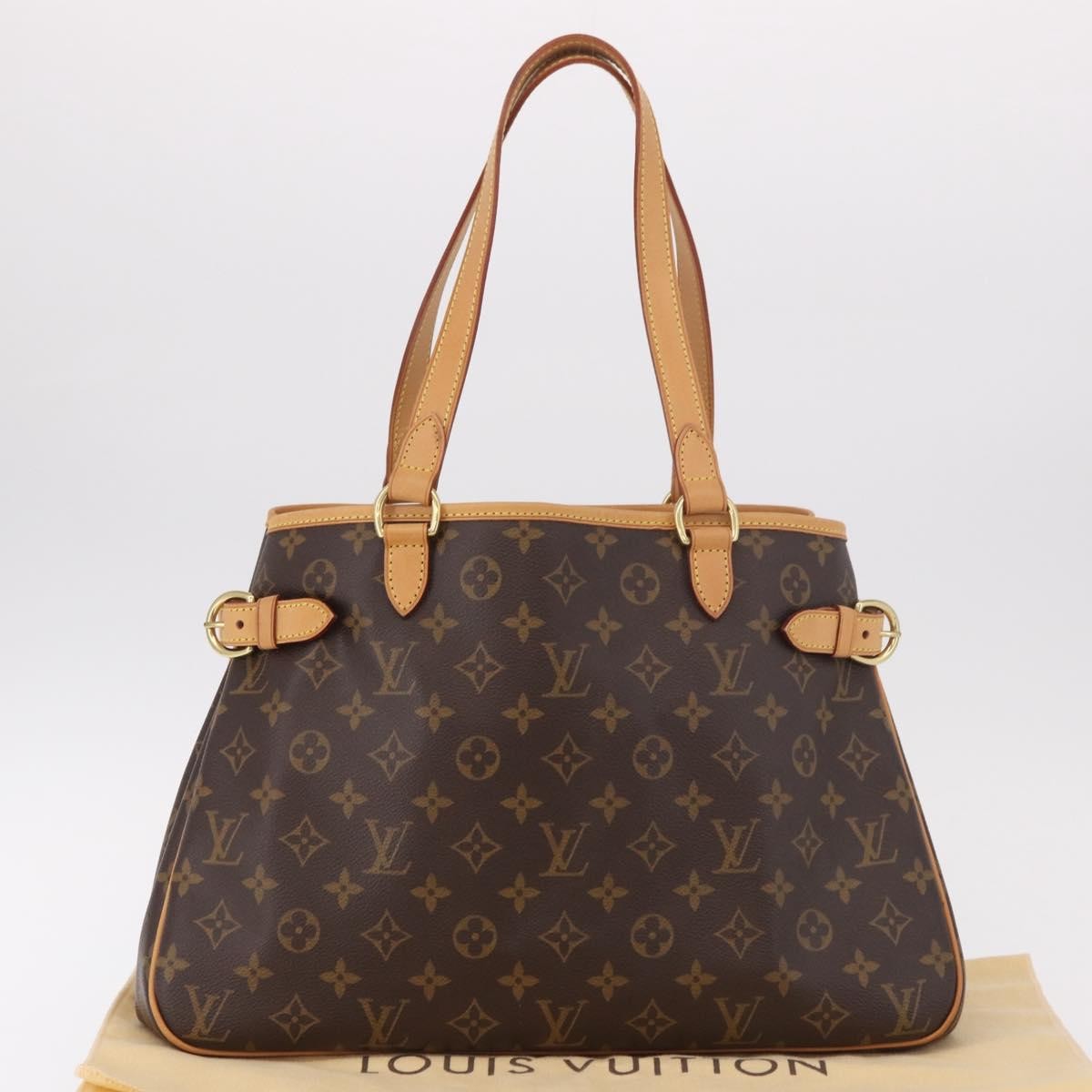 Louis Vuitton Batignolles Monogram Canvas Brown Canvas Shoulder Bag Bag (Pre-Owned)