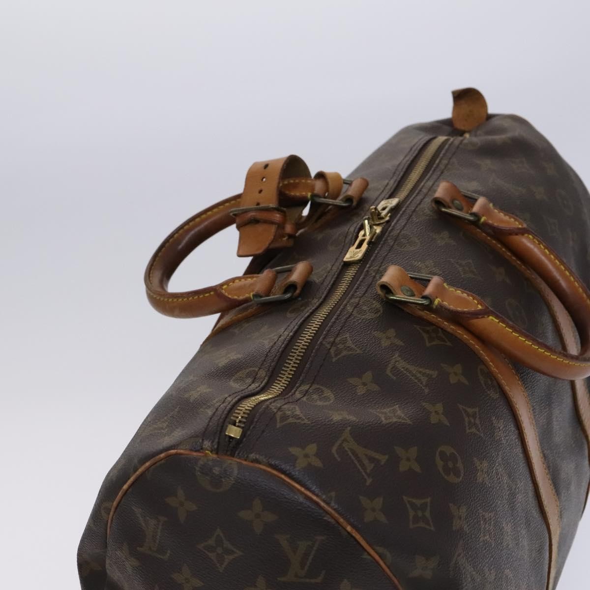Louis Vuitton Keepall Monogram Canvas Brown Canvas Travel Bag Bag (Pre-Owned)