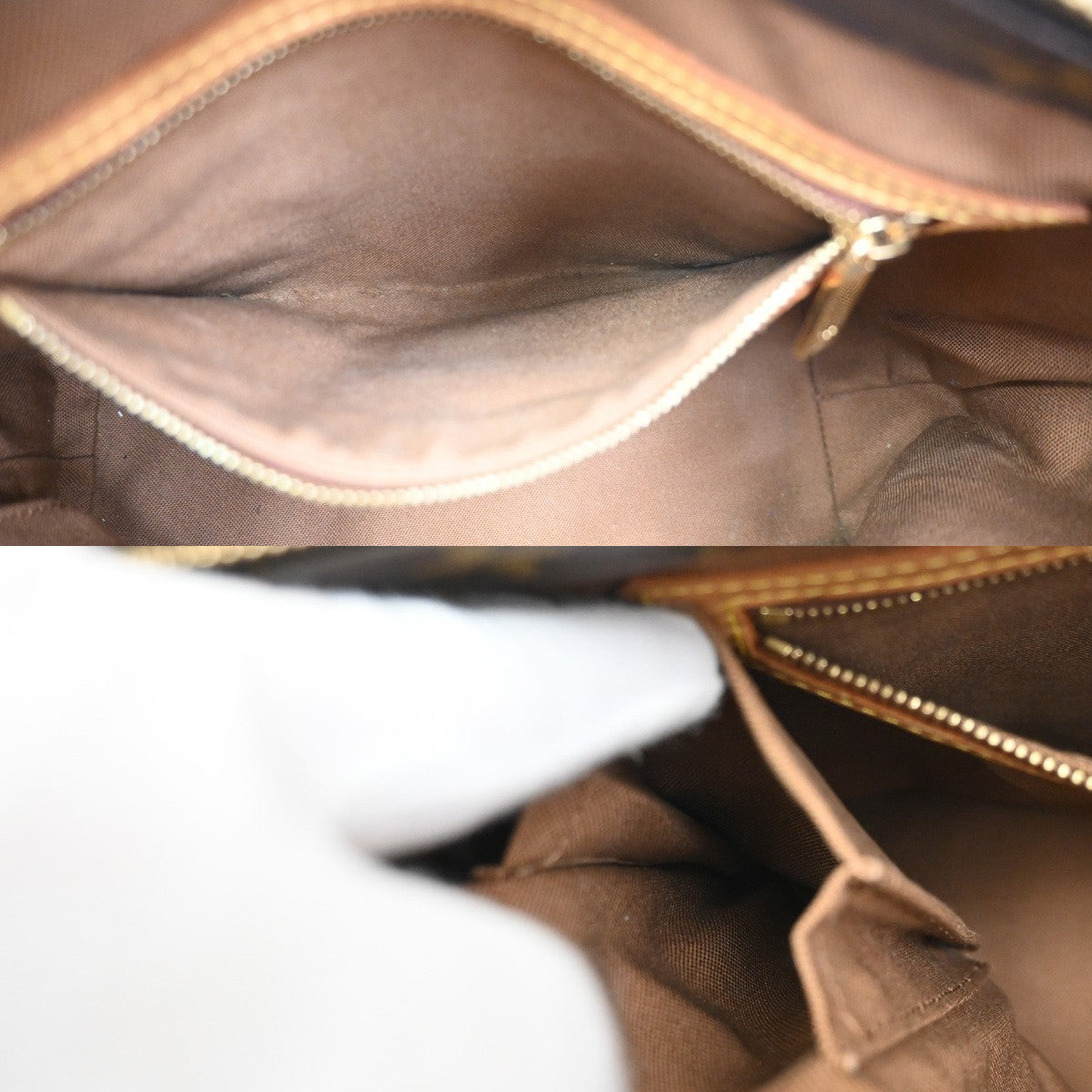 Louis Vuitton Cabas Piano Monogram Canvas Brown Canvas Tote Bag Bag (Pre-Owned)