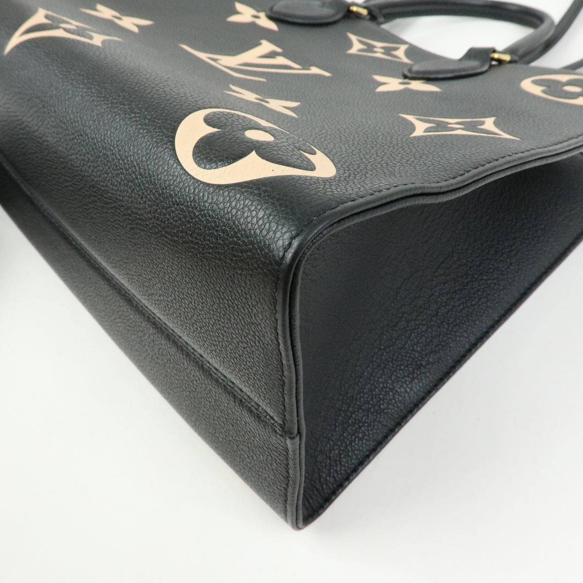 Louis Vuitton Onthego Bicolor Monogram Empreinte Giant Black Leather Tote Bag Bag (Pre-Owned)