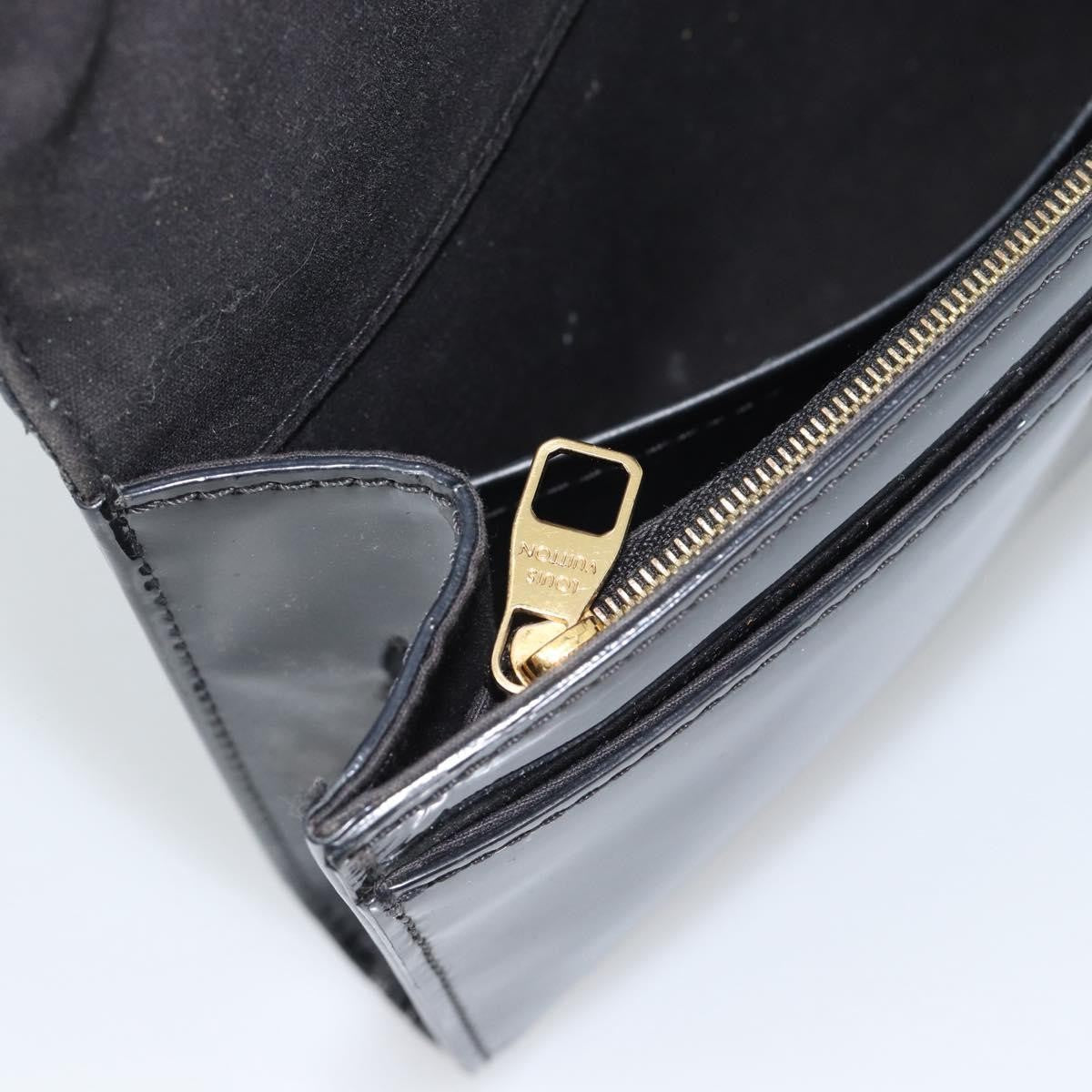Louis Vuitton Louise Clutch Patent Black Patent_Leather Clutche & Pouche Bag (Pre-Owned)