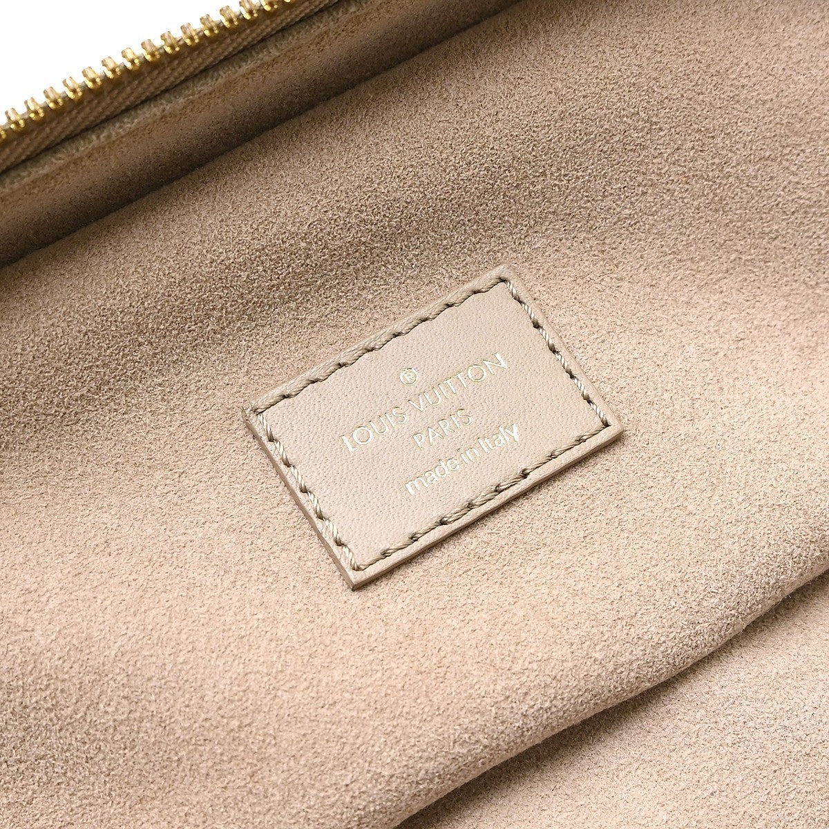 Louis Vuitton Vanity Monogram Empreinte Giant Beige Leather Handbag (Pre-Owned)