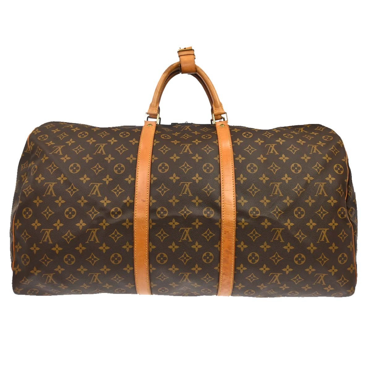Louis Vuitton Keepall Monogram Canvas Brown Canvas Travel Bag Bag (Pre-Owned)