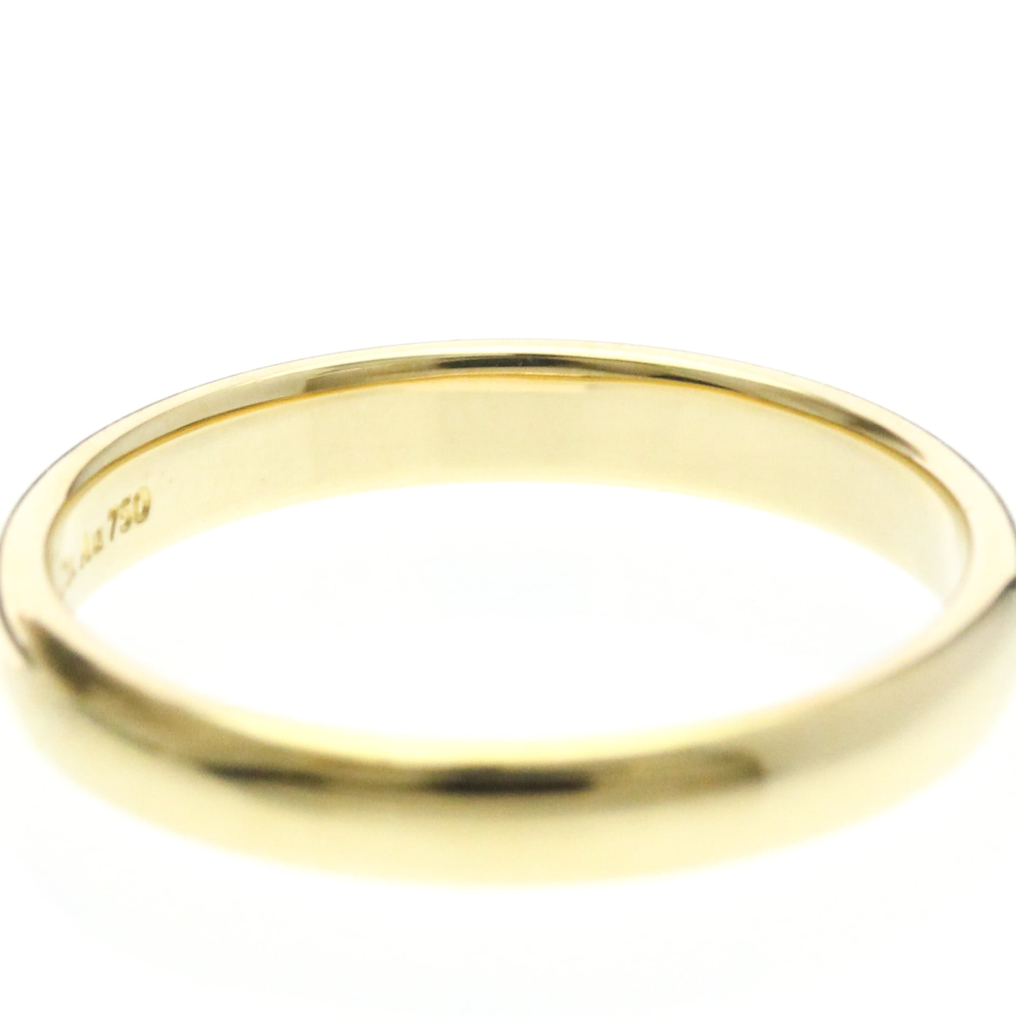 Tiffany & Co. Classic Wedding Band 18K Yellow Gold Gold Yellow_Gold Ring Jewelry (Pre-Owned)