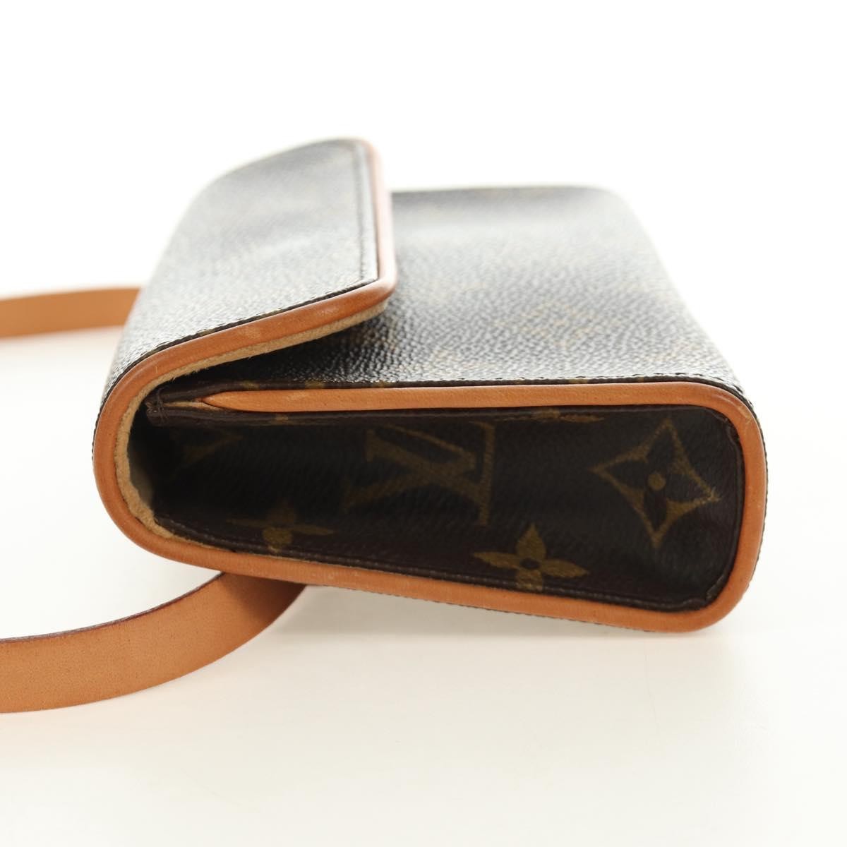 Louis Vuitton Florentine Waist Monogram Canvas Brown Canvas Clutche & Pouche Bag (Pre-Owned)