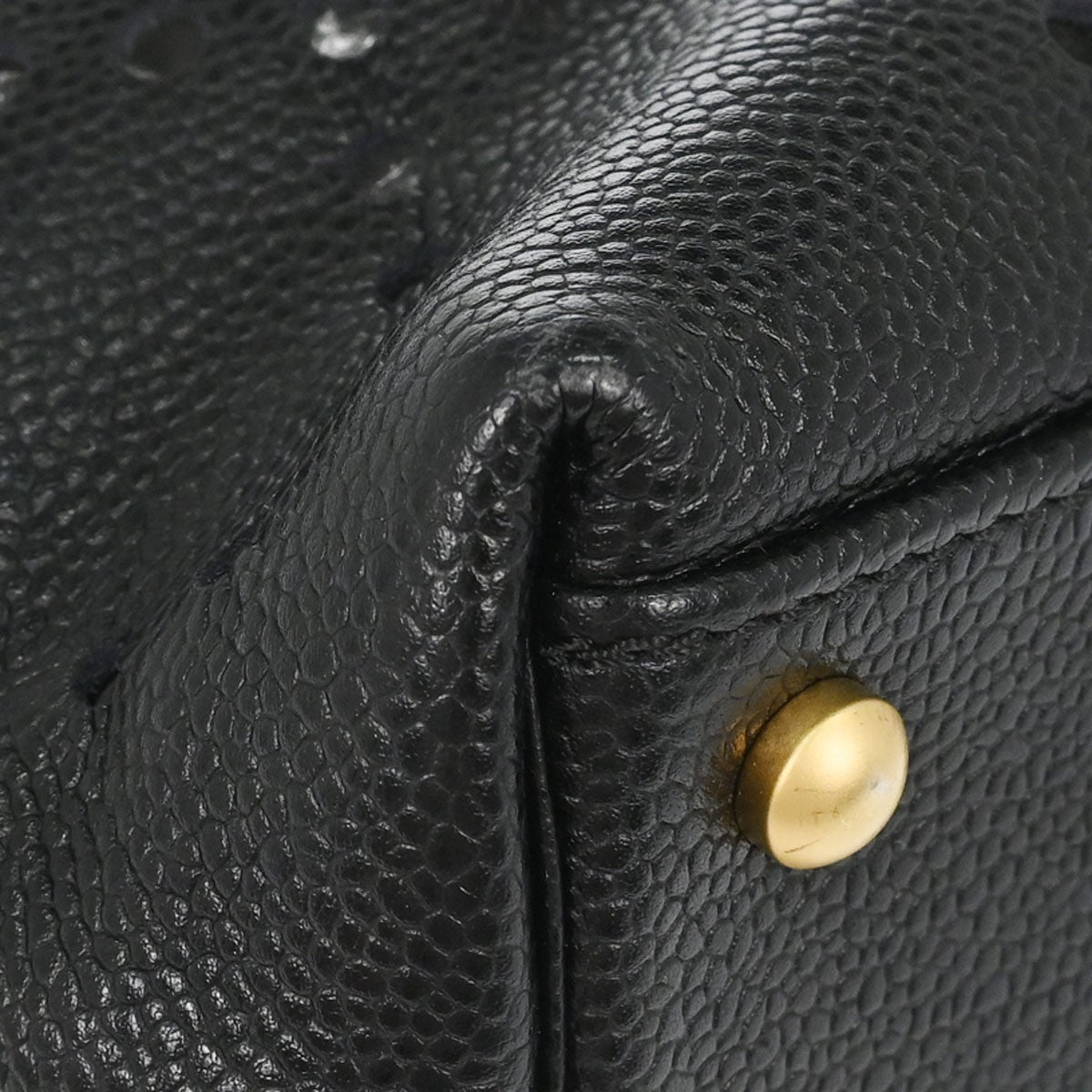 Chanel Vintage Resin Chain Shopping Tote Quilted Caviar Black Leather Tote Bag Bag (Pre-Owned)