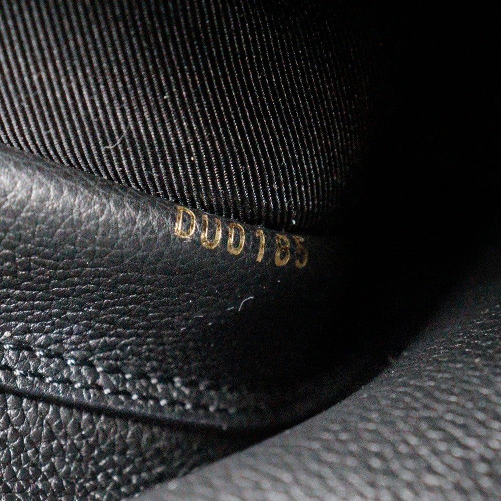 Louis Vuitton Lockme Leather Black Leather Handbag (Pre-Owned)