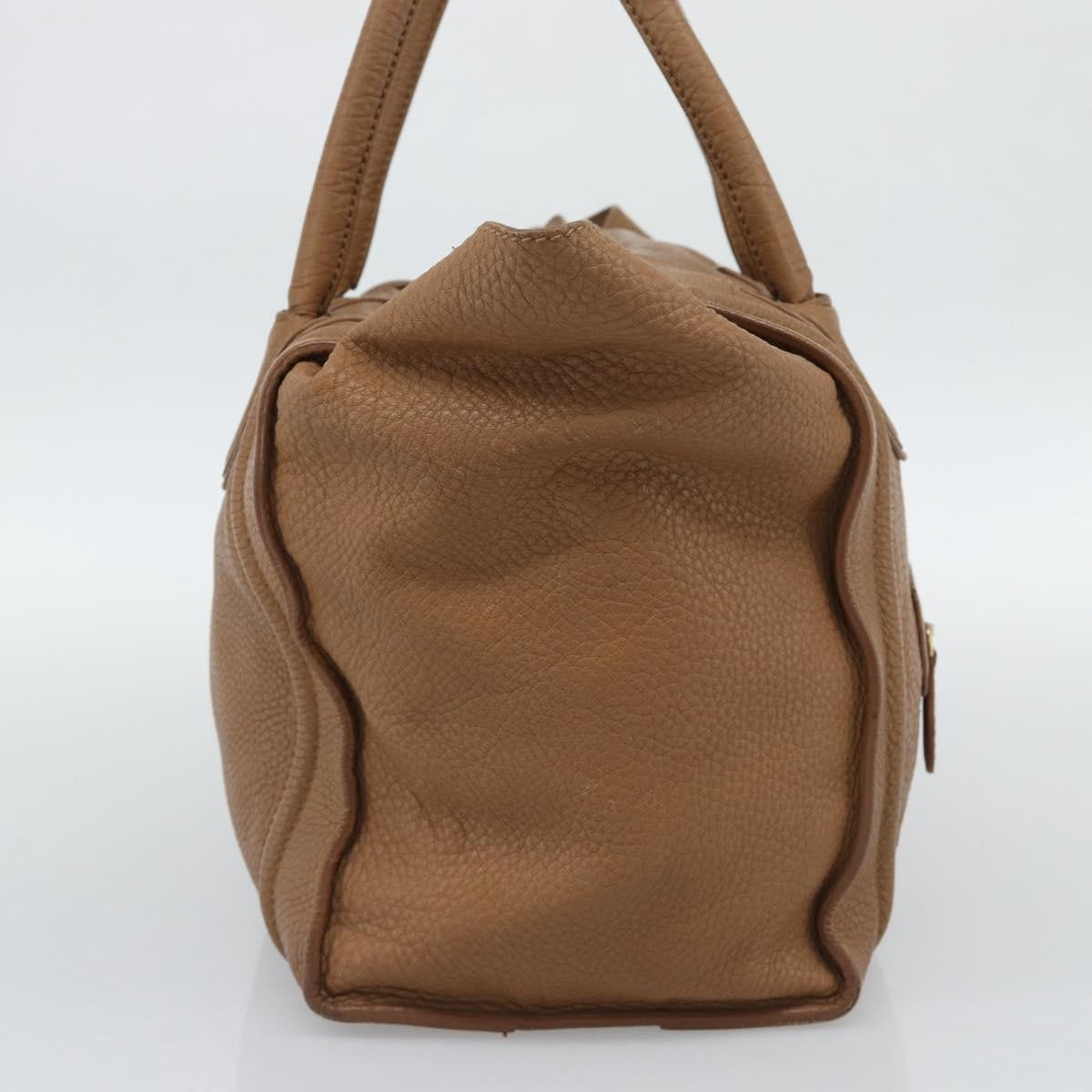 Celine Luggage Grainy Leather Brown Leather Tote Bag Bag (Pre-Owned)