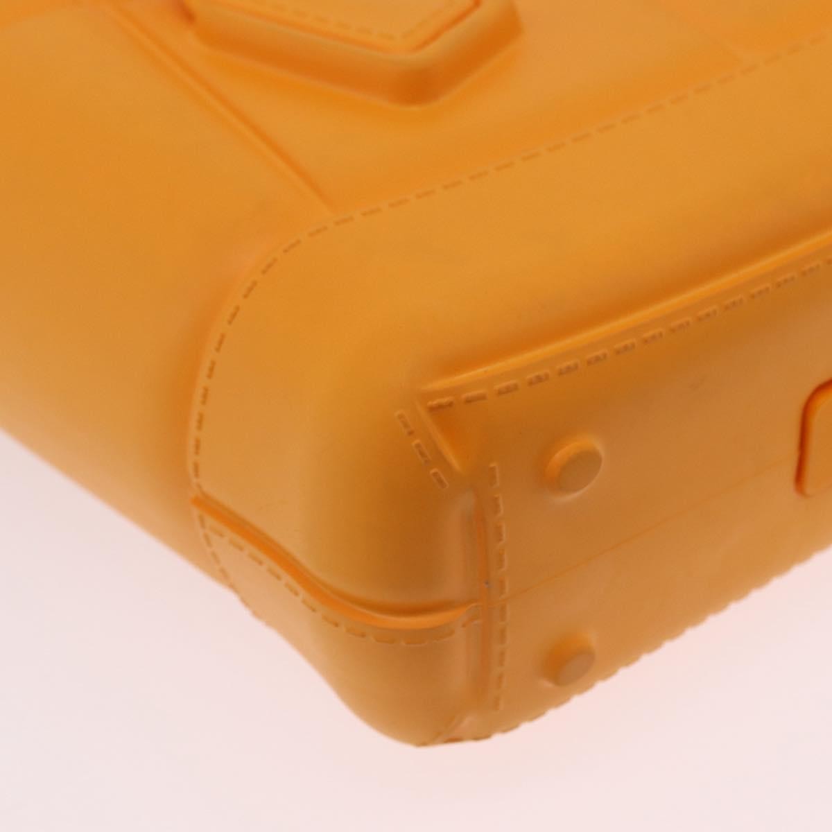 Bottega Veneta Arco Rubber Orange Rubber Tote Bag Bag (Pre-Owned)
