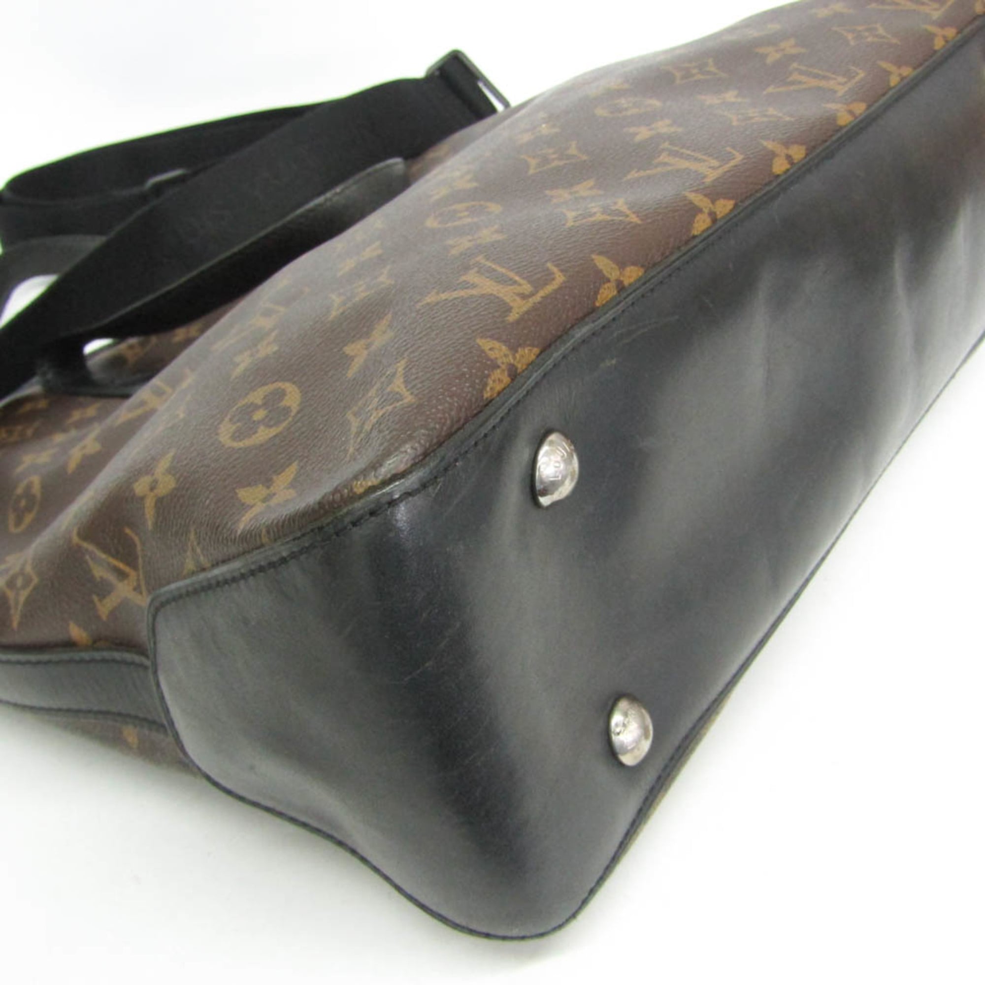 Louis Vuitton Davis Macassar Monogram Canvas Brown Canvas Handbag (Pre-Owned)