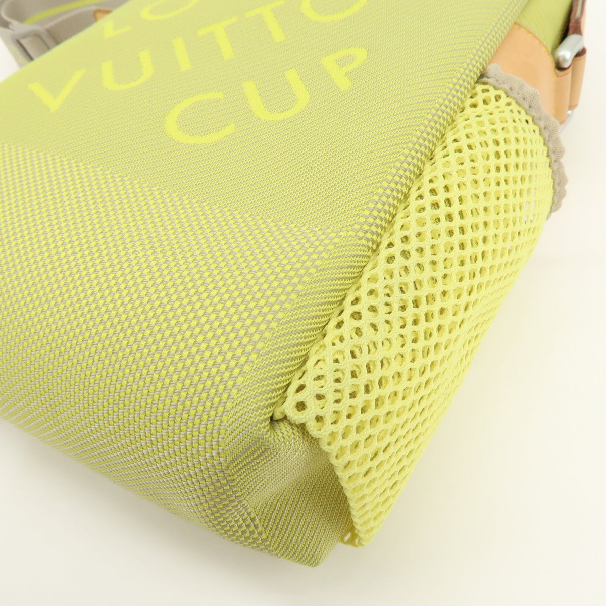 Louis Vuitton Cup Weathery Damier Geant Canvas Green Canvas Handbag (Pre-Owned)