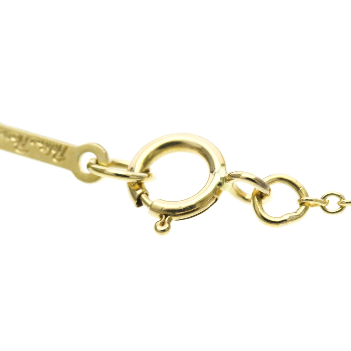 Tiffany & Co. Paloma Picasso Loving Heart 18K Yellow Gold Gold Yellow_Gold Necklace Jewelry (Pre-Owned)