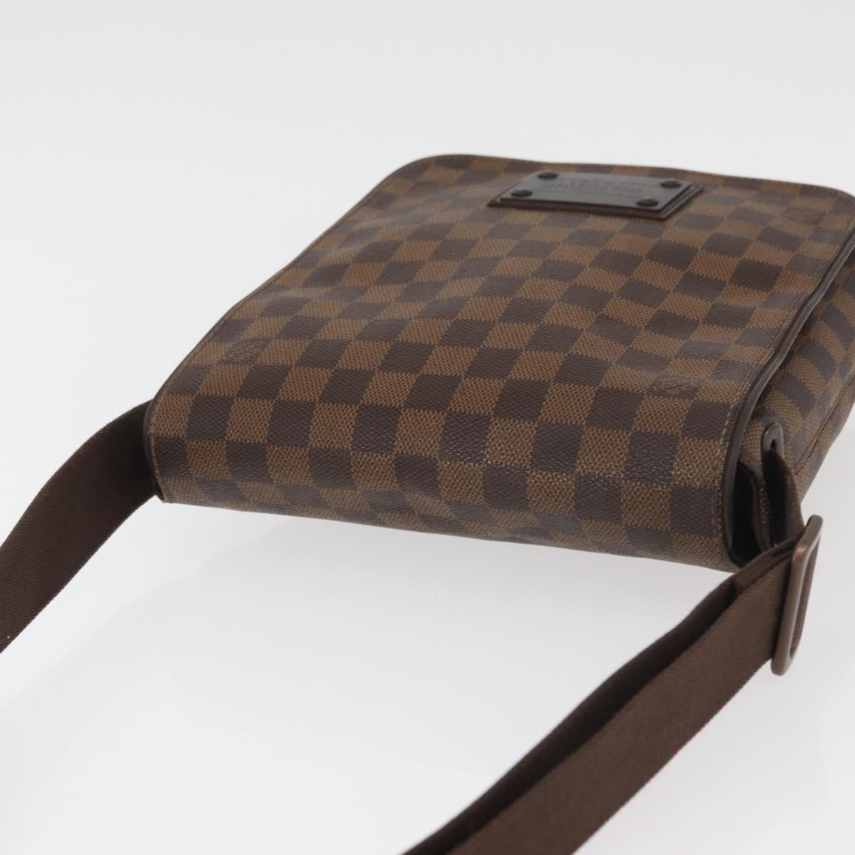 Louis Vuitton Brooklyn Damier Brown Canvas Handbag (Pre-Owned)