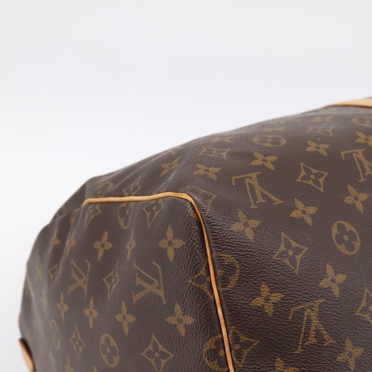 Louis Vuitton Keepall Monogram Canvas Brown Canvas Travel Bag Bag (Pre-Owned)