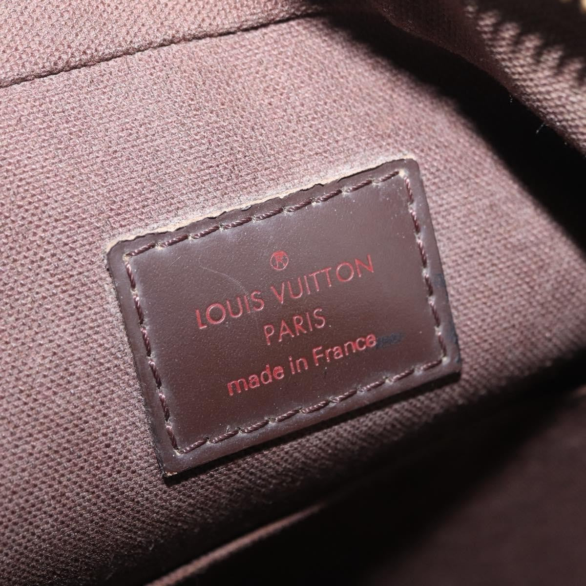 Louis Vuitton Trotteur Beaubourg Damier Brown Canvas Handbag (Pre-Owned)