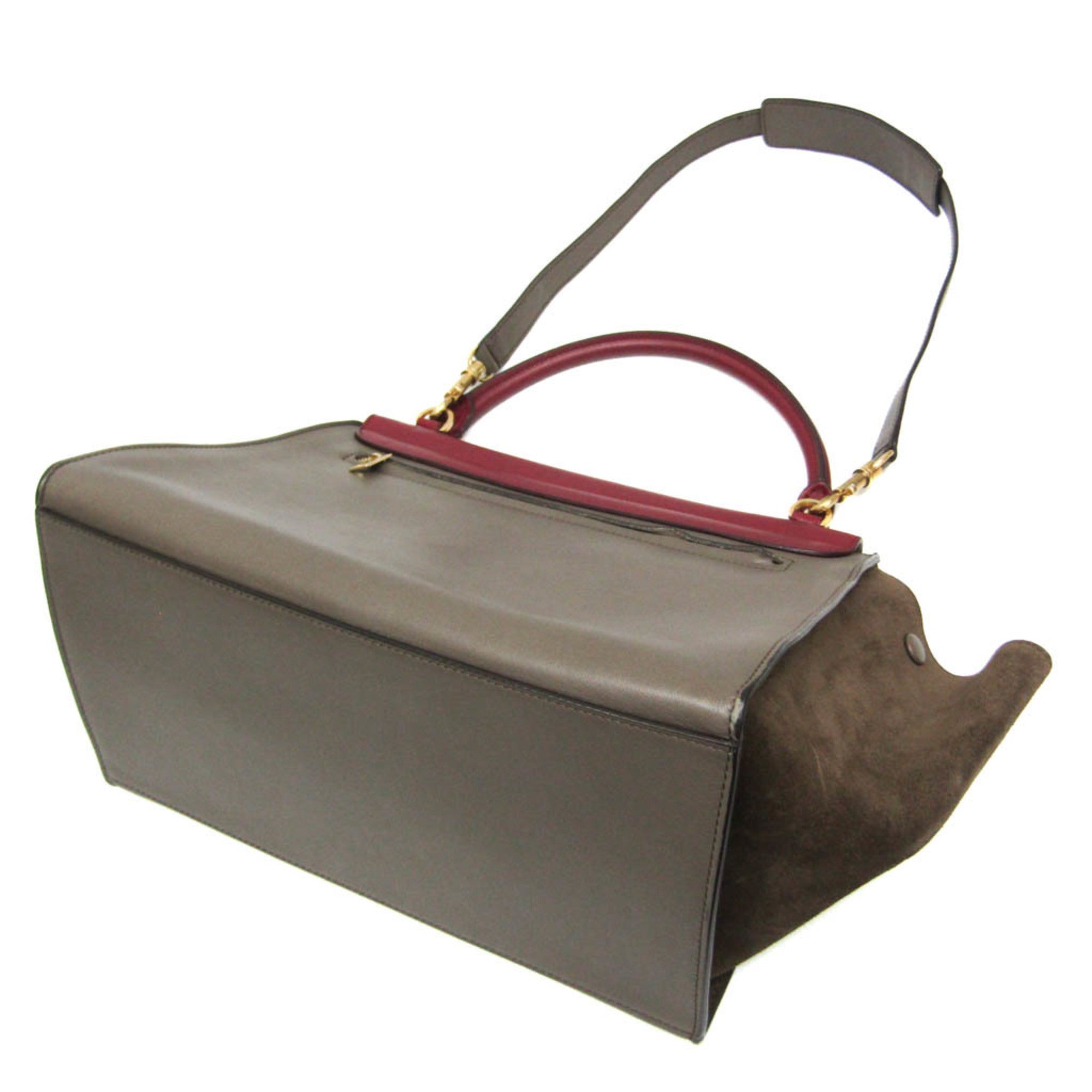Celine Tricolor Trapeze Leather Multicolour Leather Handbag (Pre-Owned)