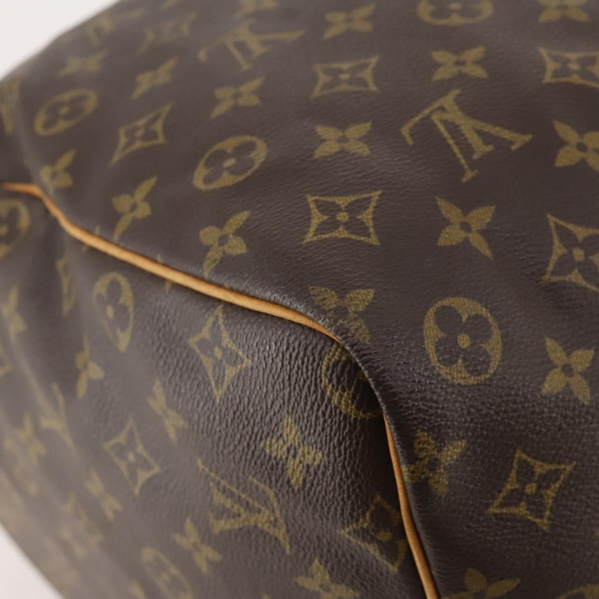 Louis Vuitton Keepall Monogram Canvas Brown Canvas Travel Bag Bag (Pre-Owned)