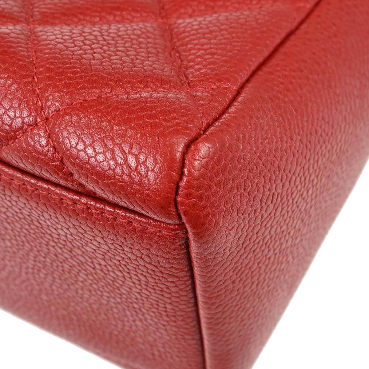 Chanel Misia Camera Quilted Lambskin Red Leather Handbag (Pre-Owned)