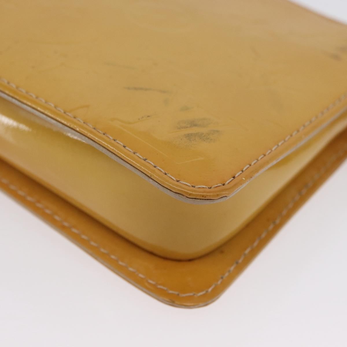 Louis Vuitton Lexington Pochette Monogram Vernis Beige Patent_Leather Clutche & Pouche Bag (Pre-Owned)