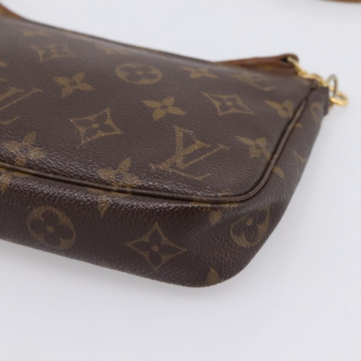 Louis Vuitton Pochette Accessoires Nm Monogram Canvas Brown Canvas Clutche & Pouche Bag (Pre-Owned)