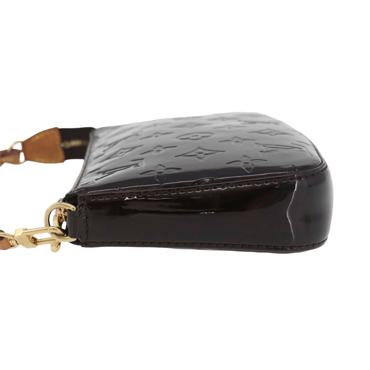 Louis Vuitton Lexington Pochette Monogram Vernis Brown Patent_Leather Clutche & Pouche Bag (Pre-Owned)