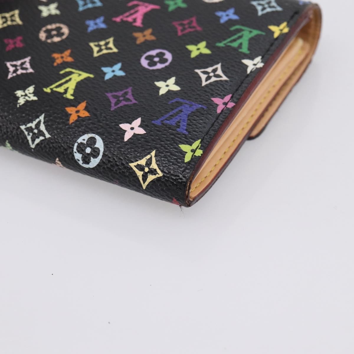 Louis Vuitton Sarah Monogram Multicolor Black Canvas Wallets Accessory (Pre-Owned)