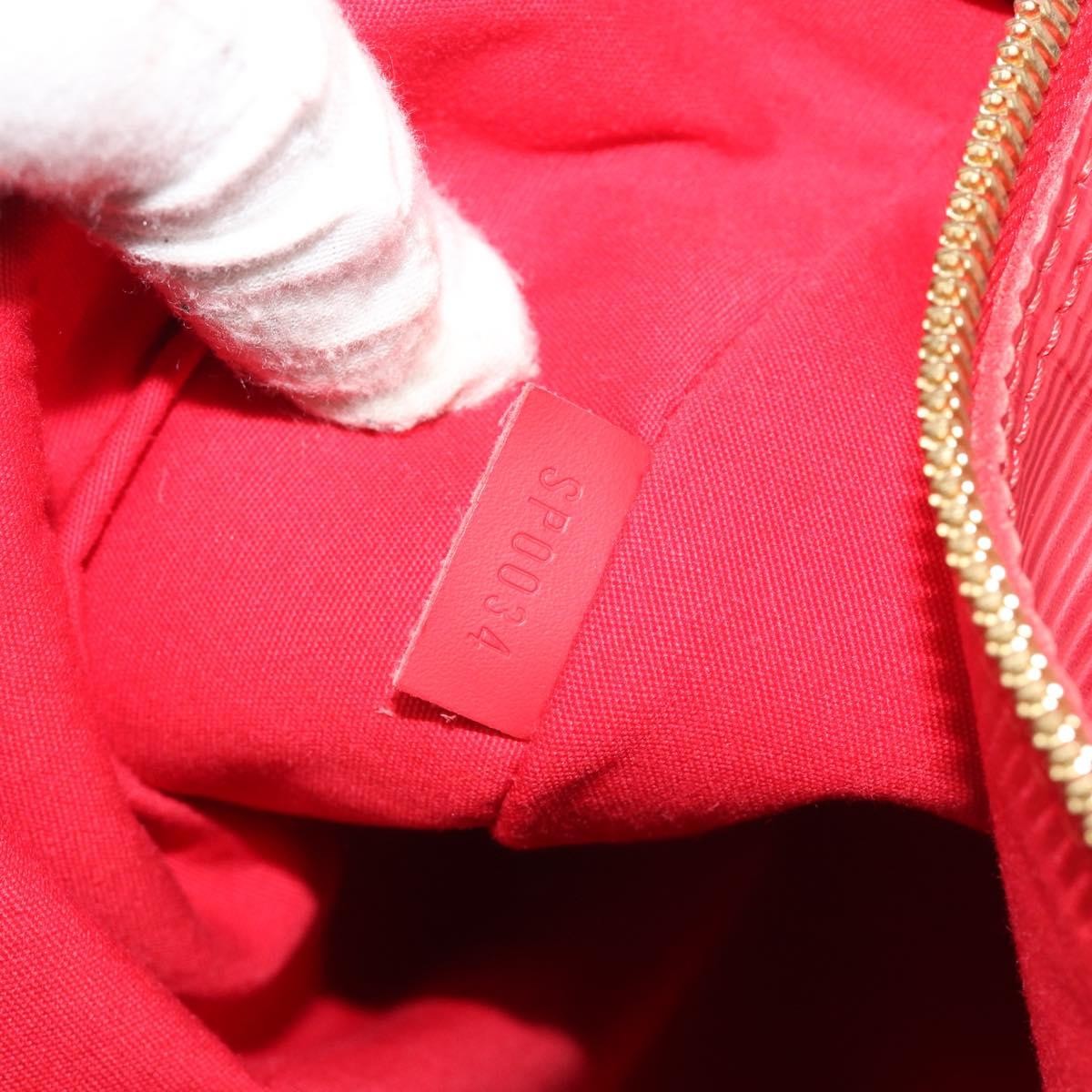 Louis Vuitton Keepall Epi Leather Red Leather Travel Bag Bag (Pre-Owned)
