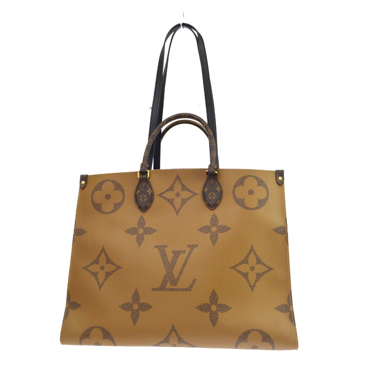 Louis Vuitton Onthego Reverse Monogram Giant Brown Canvas Tote Bag Bag (Pre-Owned)