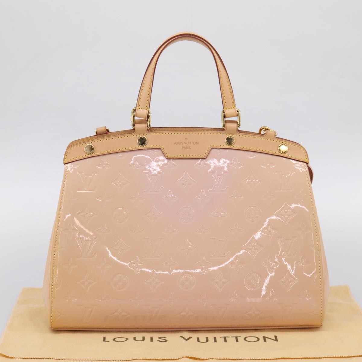 Louis Vuitton Blair Monogram Vernis Pink Patent_Leather Handbag (Pre-Owned)
