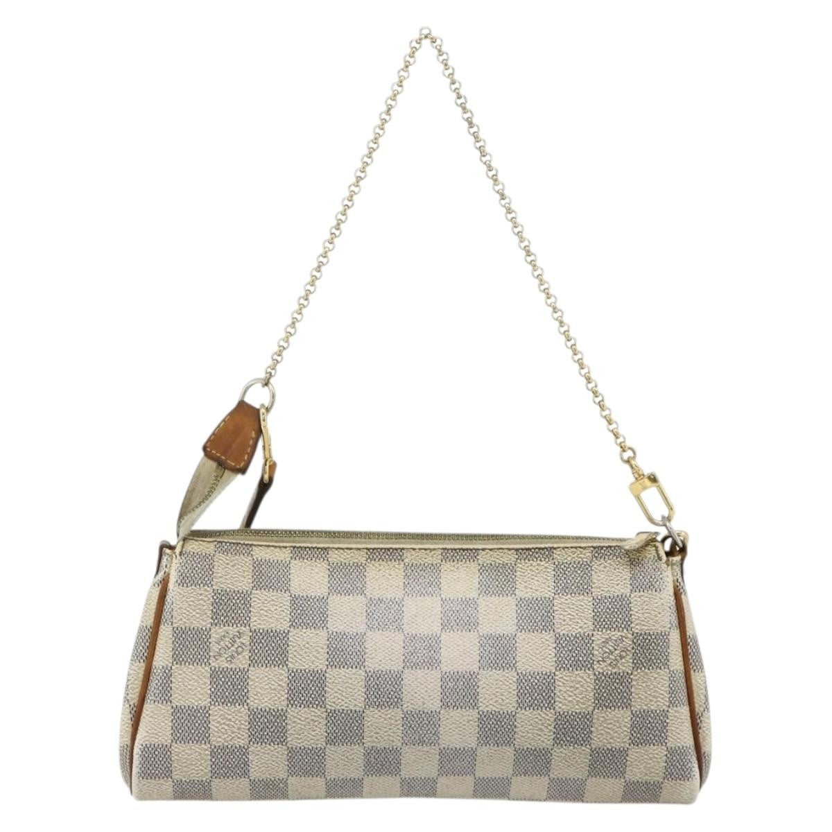 Louis Vuitton Eva Damier Beige Canvas Shoulder Bag Bag (Pre-Owned)