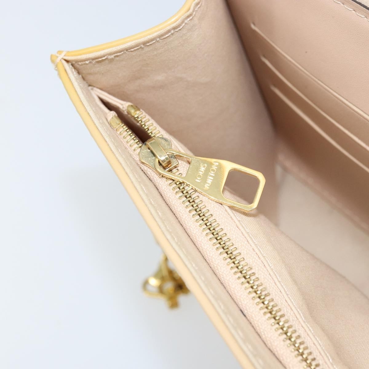 Louis Vuitton Ana Monogram Vernis Yellow Patent_Leather Handbag (Pre-Owned)