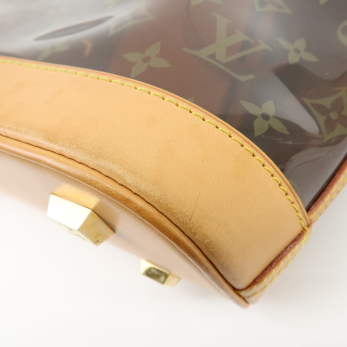 Louis Vuitton Sac Ambre Monogram Vinyl Brown Plastic Handbag (Pre-Owned)