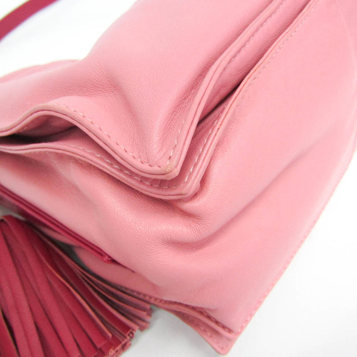 Loewe Flamenco Leather Pink Leather Crossbody Bag Bag (Pre-Owned)