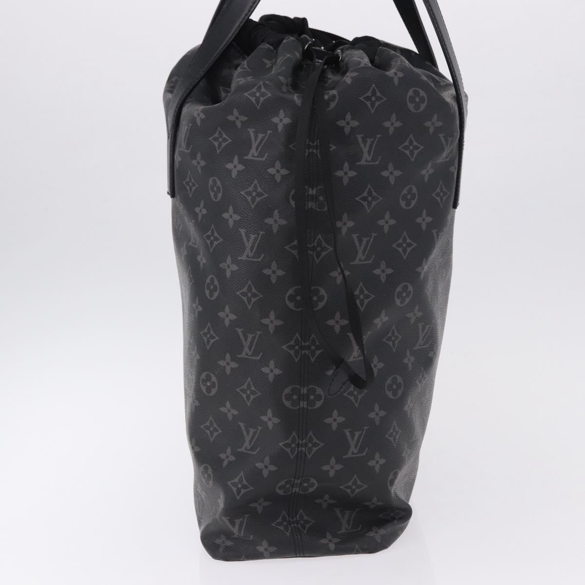 Louis Vuitton Cabas Light Drawstring Monogram Eclipse Canvas Black Canvas Tote Bag Bag (Pre-Owned)