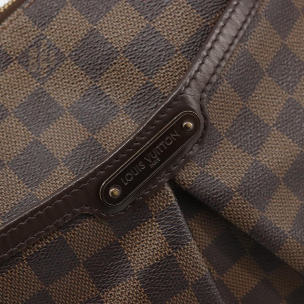 Louis Vuitton Bloomsbury Damier Ebene Brown Canvas Handbag (Pre-Owned)