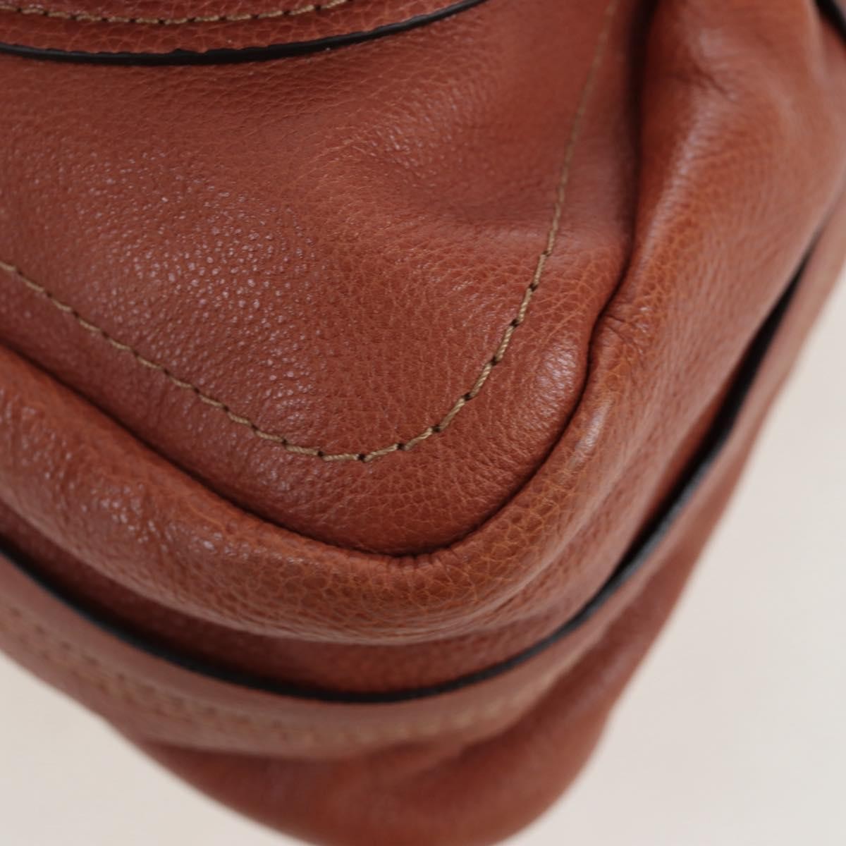 Chloe Paraty Quilted Leather Brown Leather Handbag (Pre-Owned)